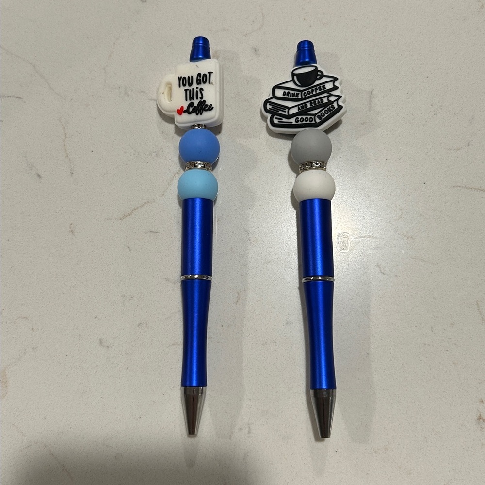 2 Beaded Pens